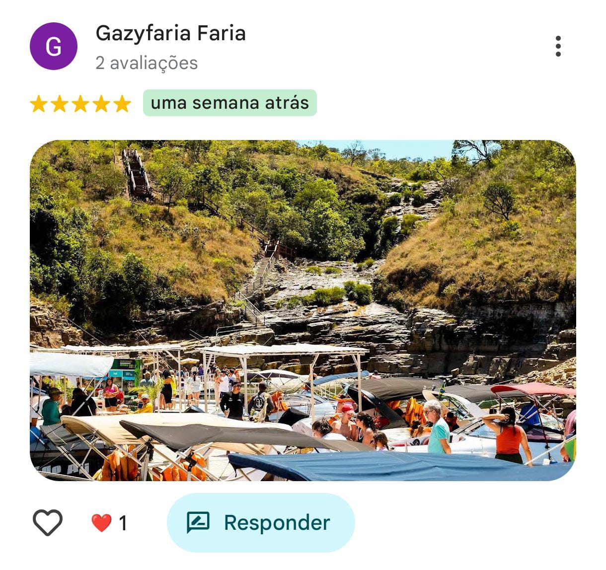 Avaliação 6 do Google Maps